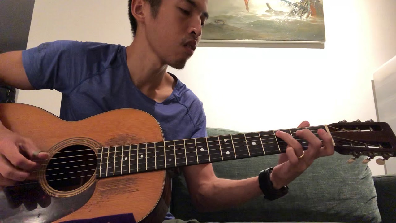 Blue Moon with my new 1959 Martin OO-21