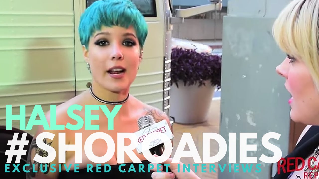 HALSEY interviewed at the premiere of Showtime's Roadies #RoadiesPremiere #SHORoadies