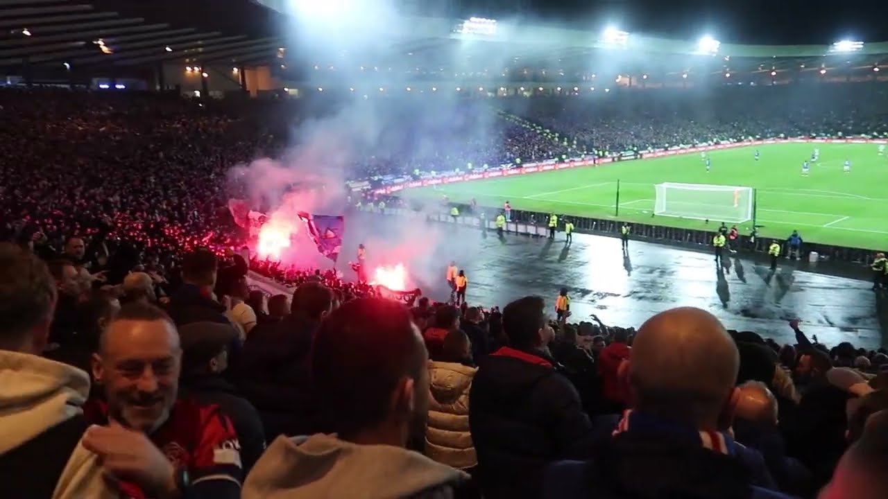 Rangers v them...AMAZING GERS FANS as usual ..Cup Final 2024 🇬🇧