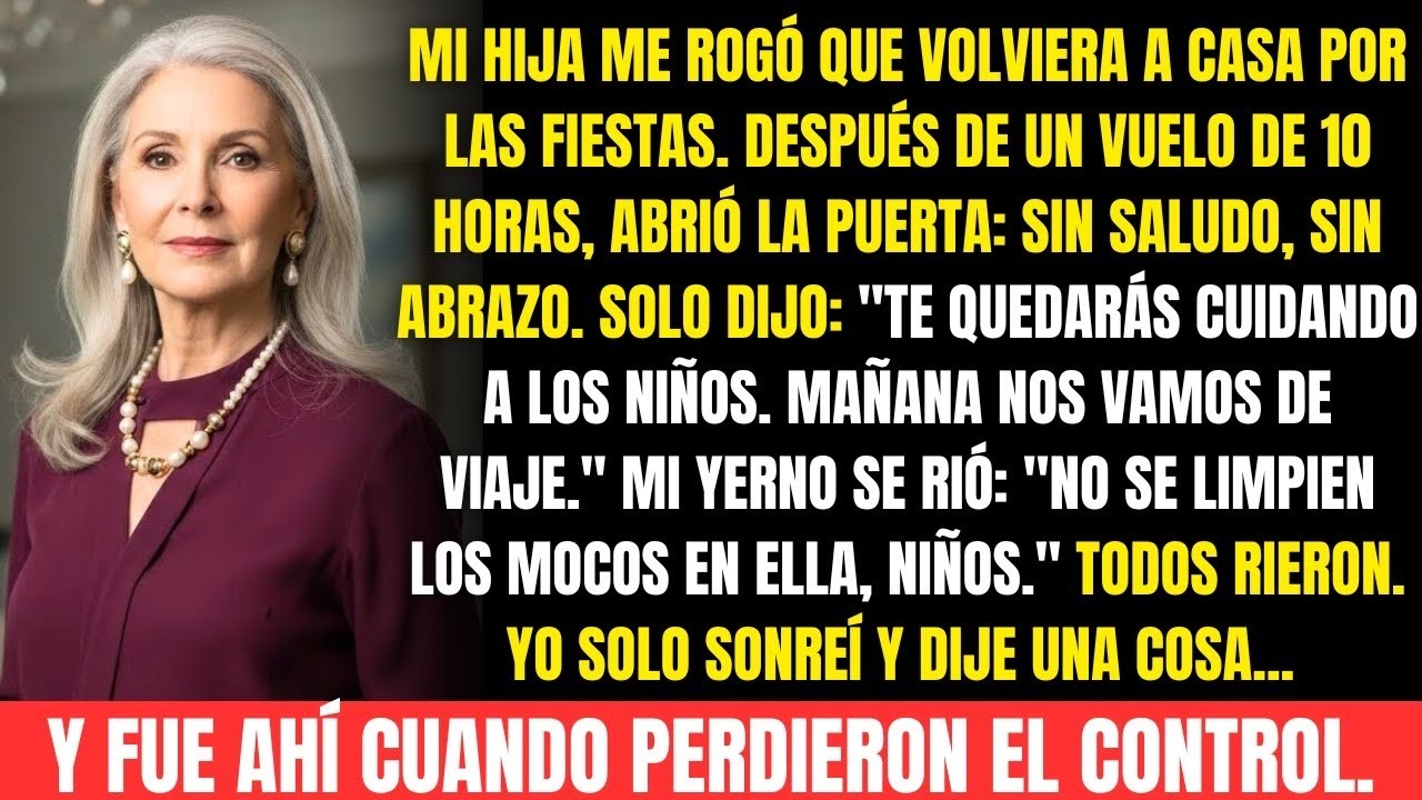 Mi hija me llamó para las vacaciones…terminé de niñera mientras hacía las maletas. Pero lo que dije…