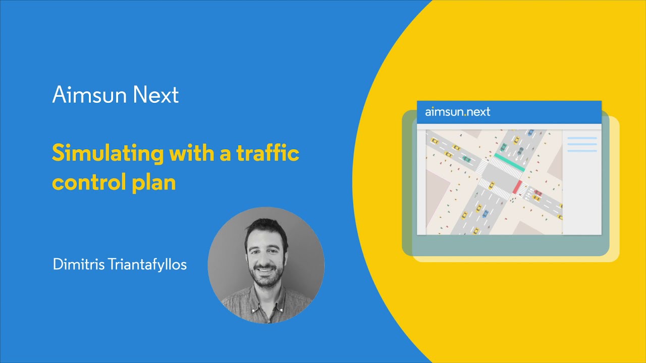 Aimsun Next Tutorial 1.8 - Simulating with a traffic control plan
