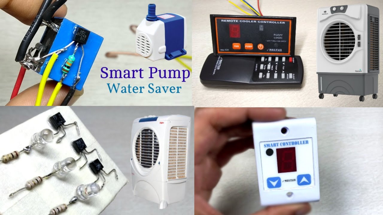 3 speed 4 wire Cooler motor wiring | smart pump | remote cooler | smart controller | diy electronic