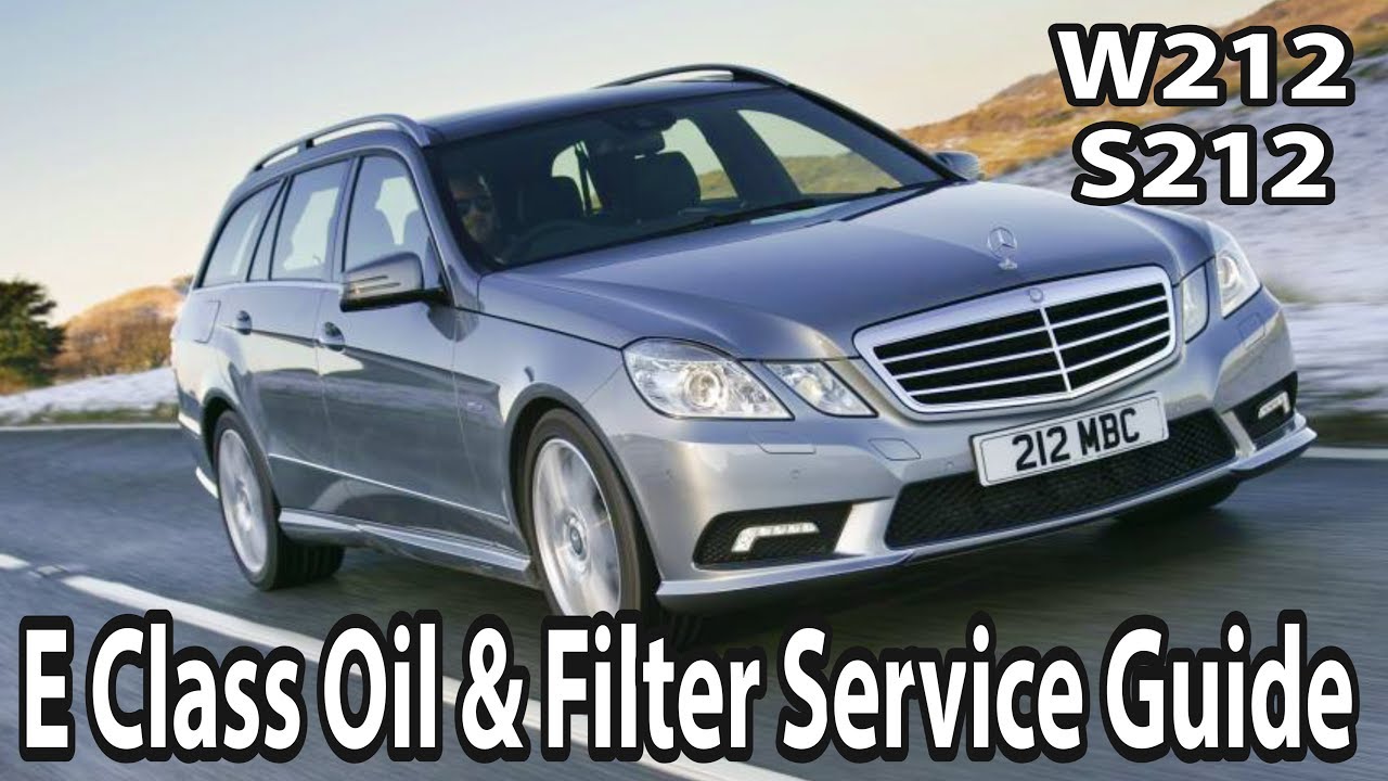 Руководство по обслуживанию масла и фильтра для W212 S212. Как сделать Mercedes