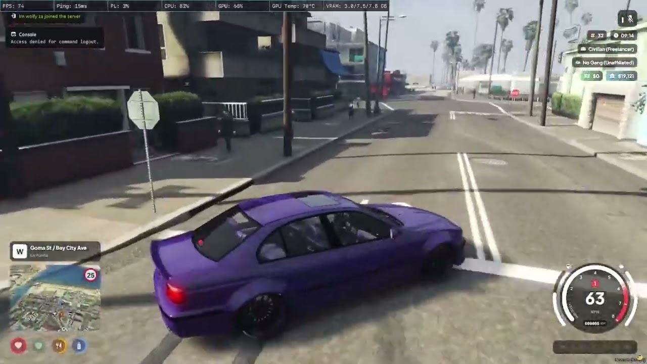late night drifting gta rp