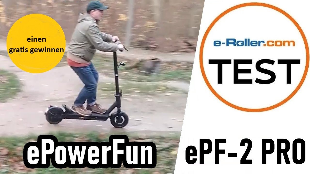 ePowerFun ePF-2Pro mit Wechselakku im Test: Federung, Reichweite & Steigung