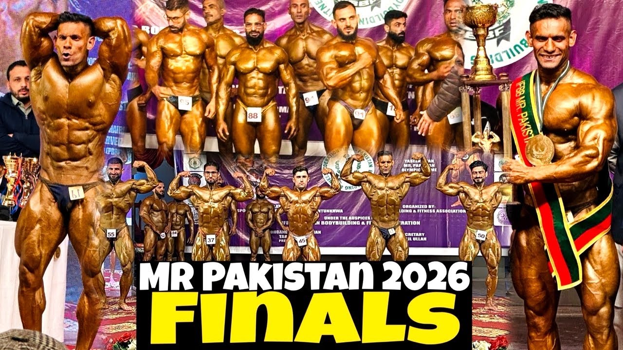 Ifbb Mr Pakistan 2026 | Complete Finals | Qari Alamzaib Iconic Jump on Stage🔥
