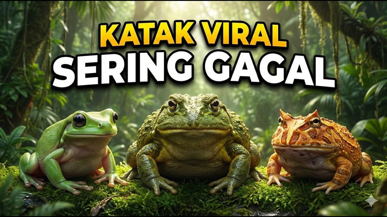 Katak Viral, Sering Gagal Dipelihara