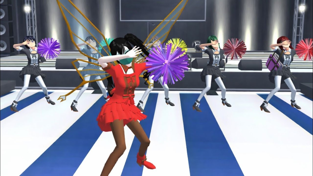 Late night music show in Sakura game #sakuraschoolsimulator #sakura #viralvideo #viral #love #like 