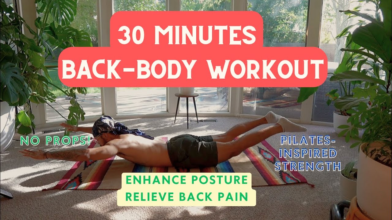 30 Minute Back Body Workout | Fix Posture & Relieve Back Pain | Pilates-Inspired Strength