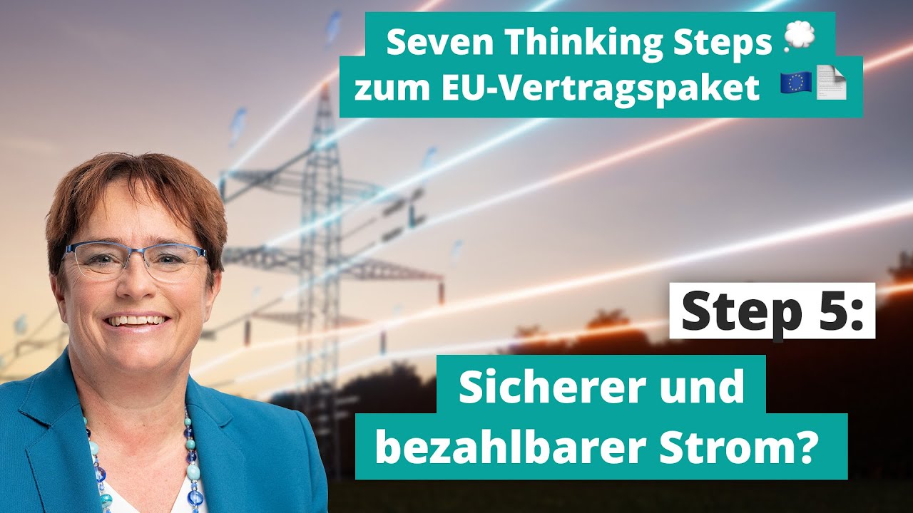 Seven Thinking Steps zum EU-Vertragspaket &ndash; Step 5: Sicherer und bezahlbarer Strom?