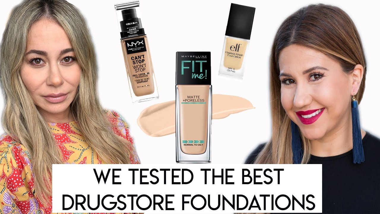 We Tested The Top 5 Drugstore Foundations - Results Will Surprise You!