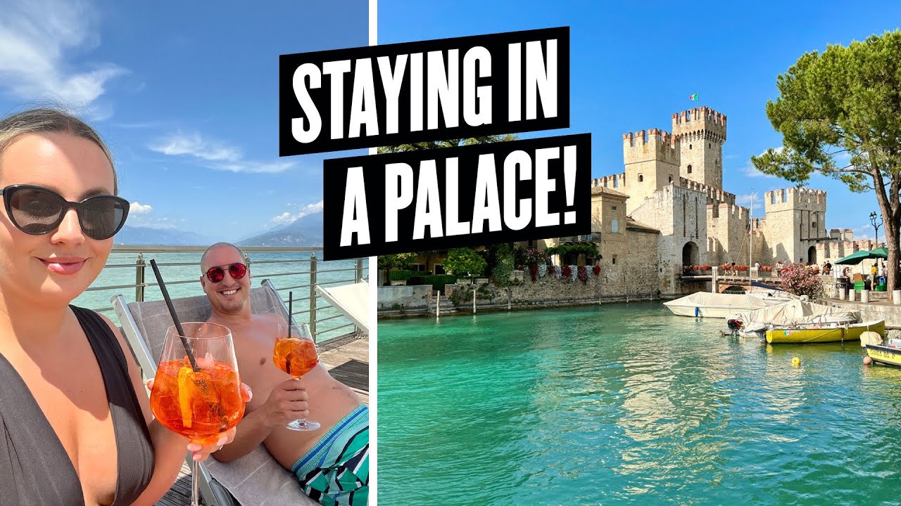 WE STAYED IN A PALACE HOTEL IN LAKE GARDA! 👑