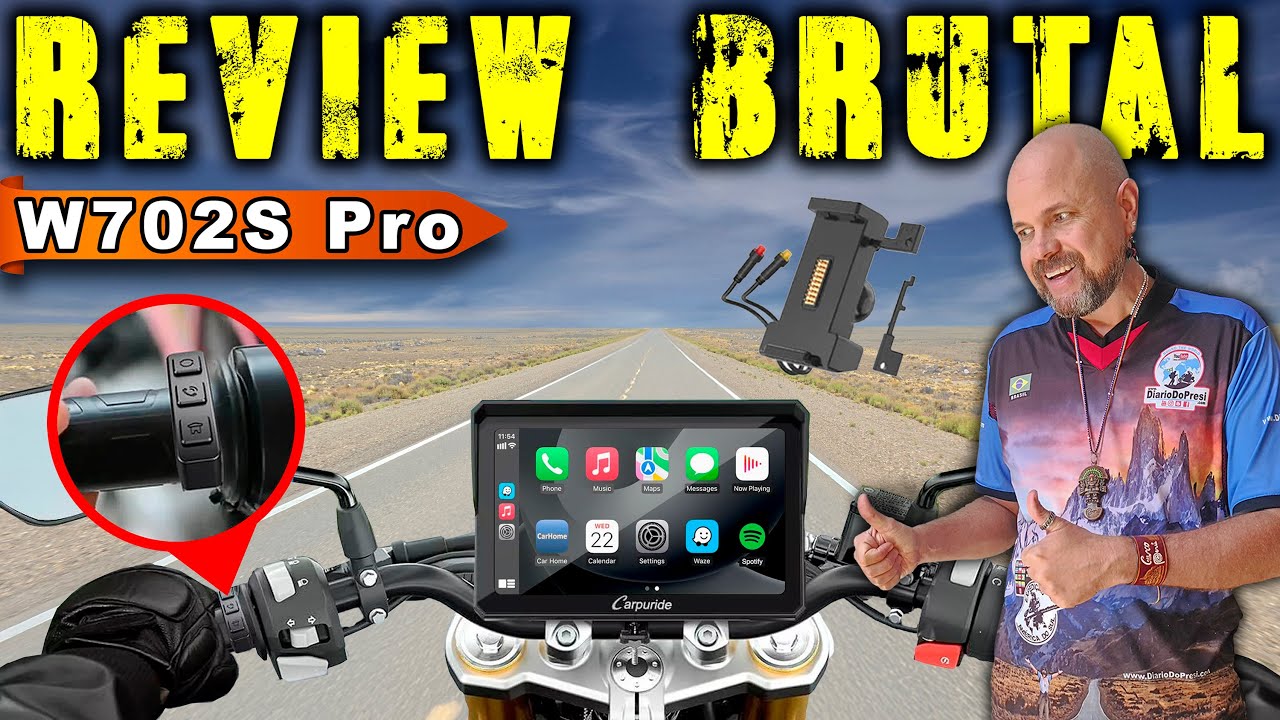 Carplay Carpuride W702S Pro: Agora REMOVÍVEL e com CONTROLE! O que era bom ficou melhor! TESTEI TUDO