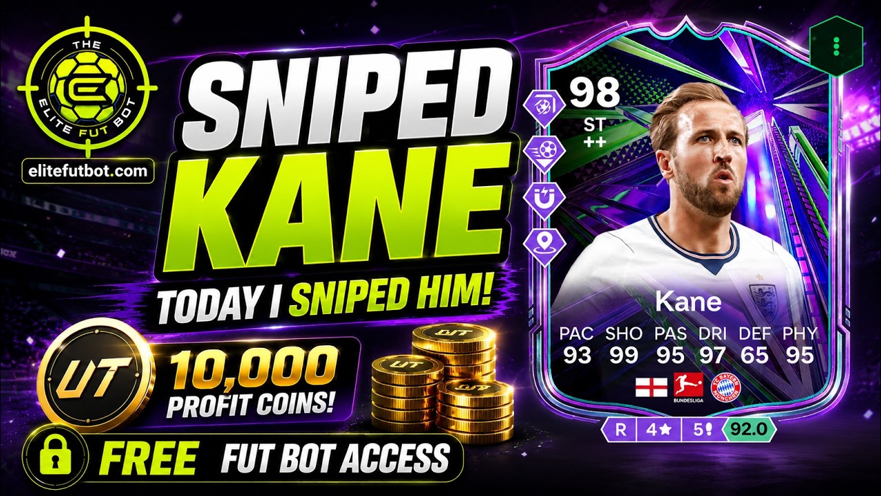 Harry Kane Snipe = EASY FUT Coins 💰 | Best FC 26 & FC27 FUT Sniping Bot (FREE)