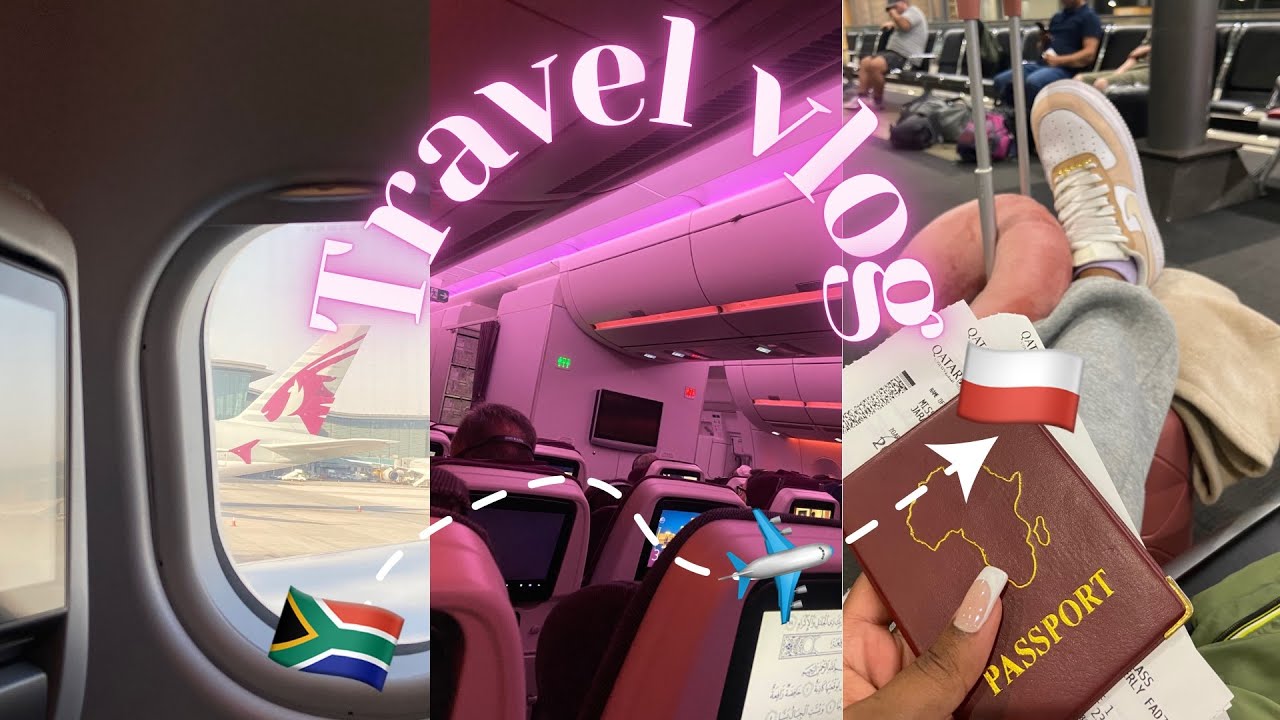 Travel vlog ✈️: Moving from South Africa 🇿🇦 to Poland 🇵🇱 | international student | University