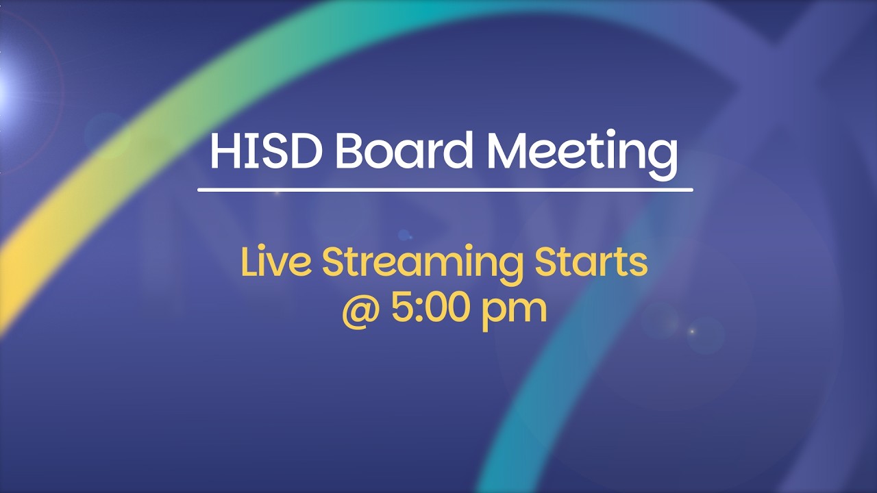 HISD School Board Meeting - 02-26-26