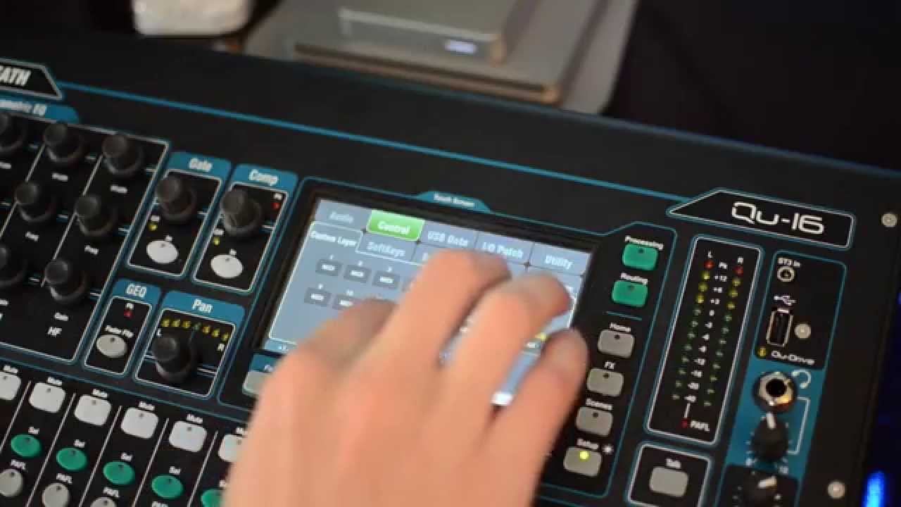 Allen & Heath Qu Series Control Surface Tutorial