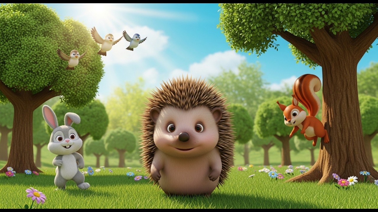 Little Hedgehog Roll Roll | Cute Animal Song for Kids | Toddler Sing Along