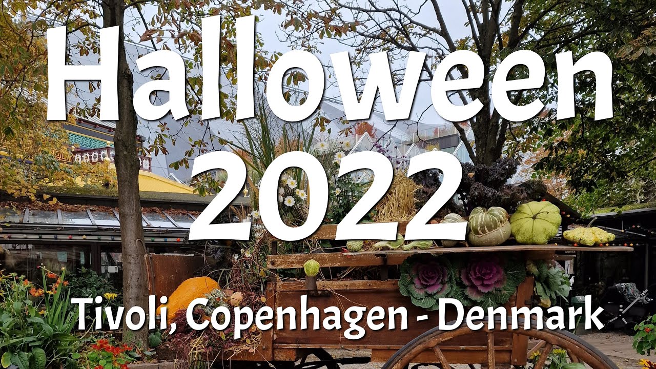 Halloween 2022 in Tivoli Gardens in Copenhagen   Denmark