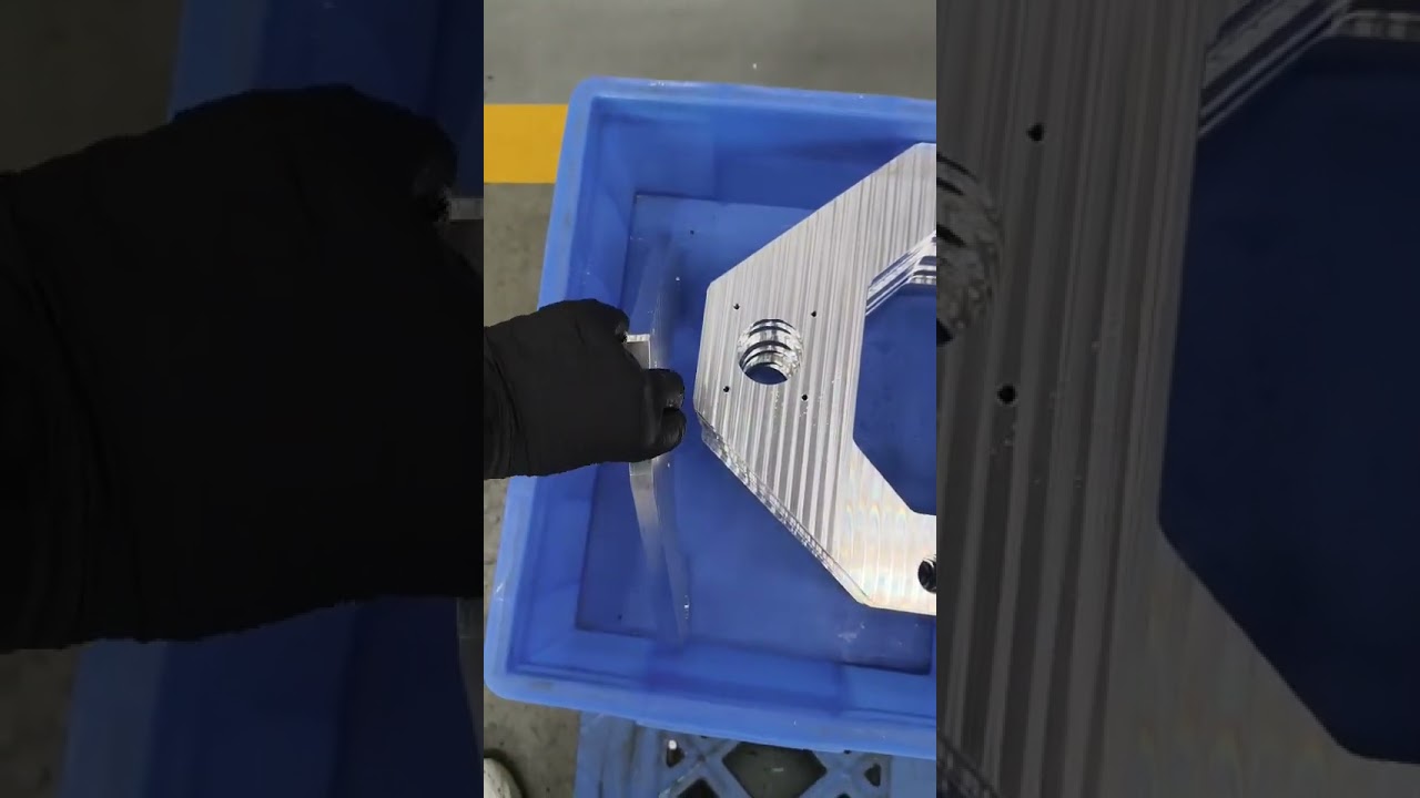 CNC milling aluminum brackets