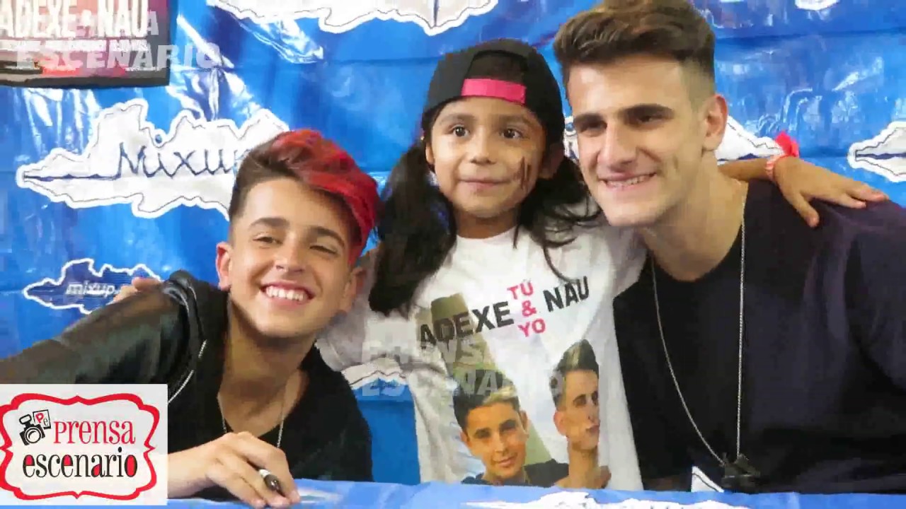 ADEXE & NAU - FIRMA DE AUTOGRAFOS Y FOTO  - CIUDAD DE MEXICO