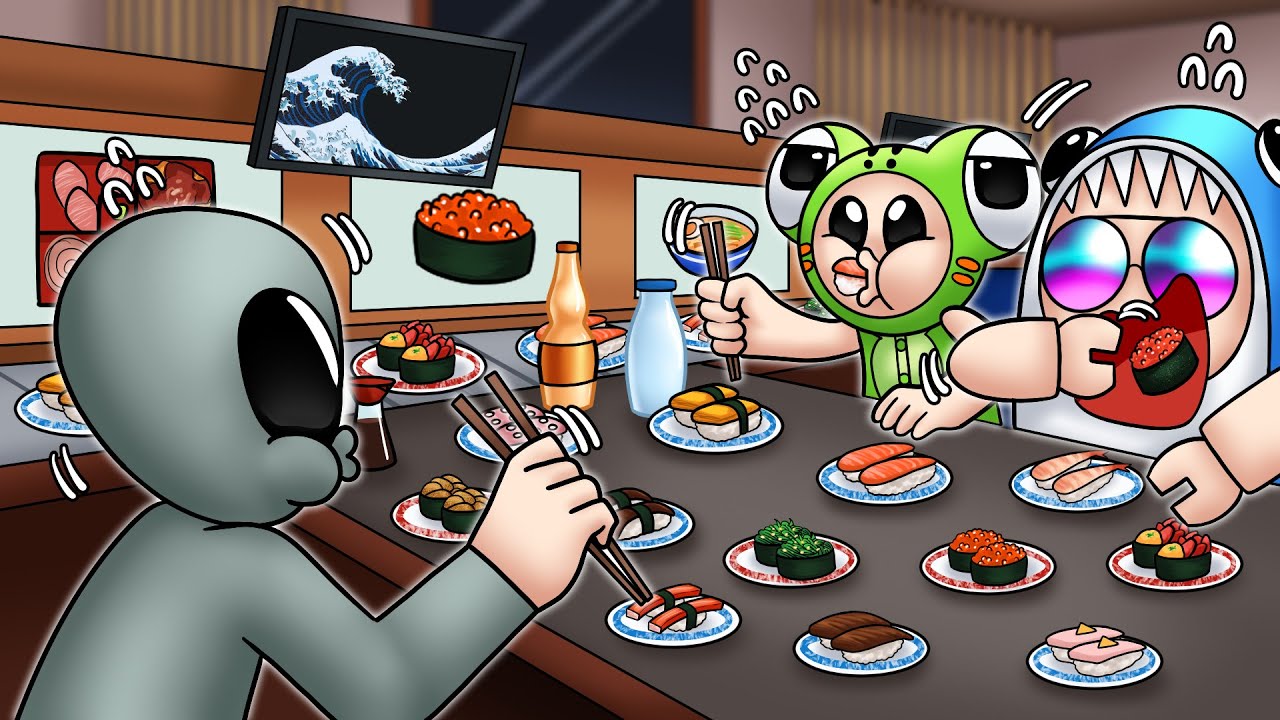 กบเลี่ยนหลามไปกินซูชิที่ญี่ปุ่น - Roblox