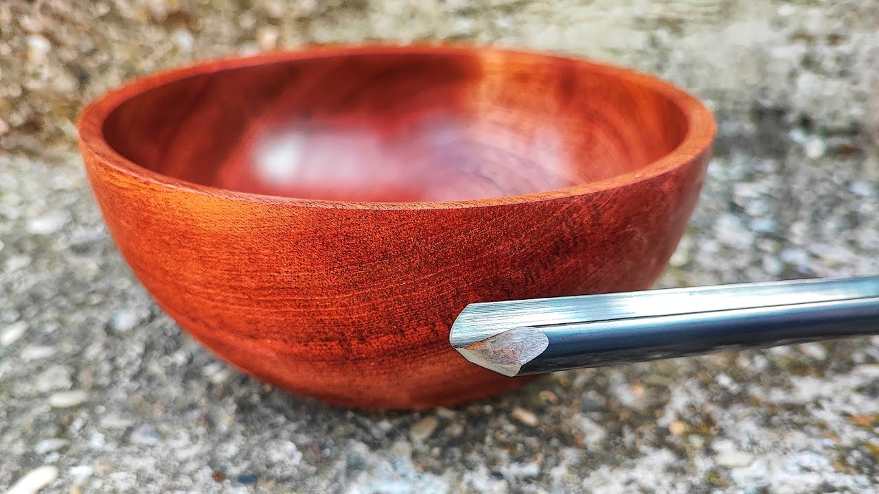 25 cuts to make beautiful bowl with NASTY FLAW