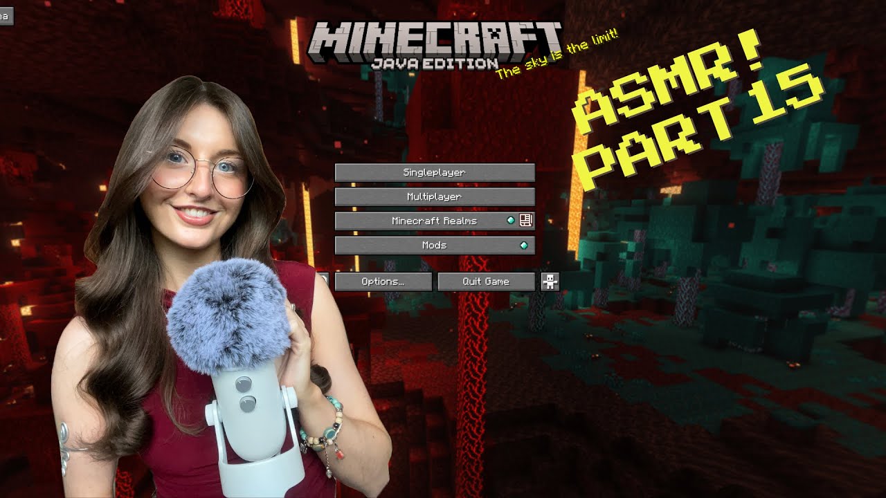 ASMR 1 hour of Minecraft Gameplay🏹 (whispers, controller clicking, Minecraft music)