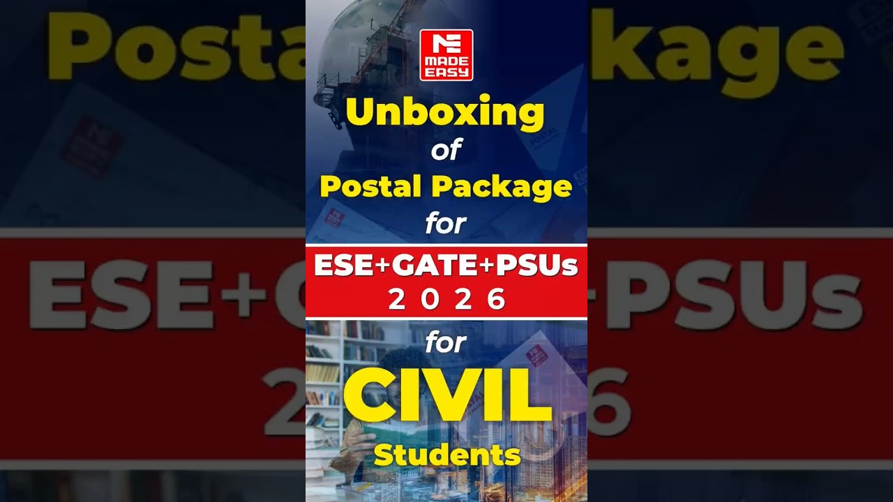MADE EASY Postal Package for ESE | GATE | PSUs | SES 2026 🔥📦 | Books That Toppers Trust!