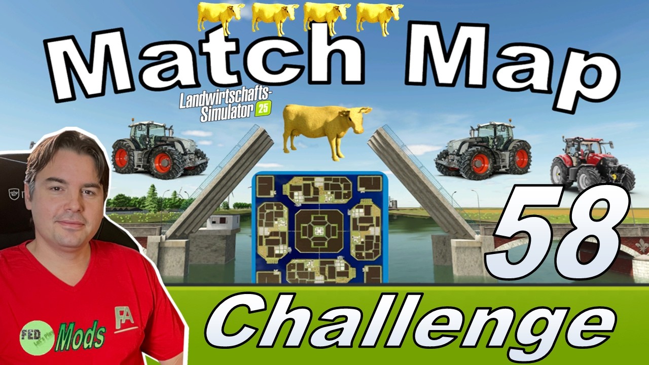LS25 Match Map Challenge #58 So viel Zeit hatten wir noch nie #ls25 #fs25 #farmingSimulator25