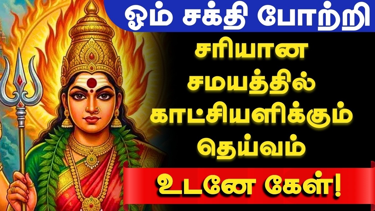 🔱நல்ல நேரம் உனக்கு வந்துவிட்டது! இதை கேள்!🔥 #Ammanspeech #ammanvaakku #nambikkainayagi