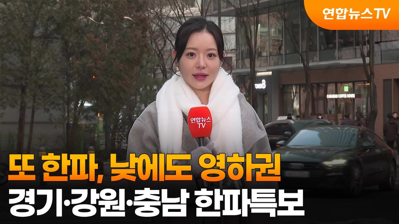 [날씨] 또 한파, 낮에도 영하권…경기·강원·충남 한파특보 / 연합뉴스TV (YonhapnewsTV)