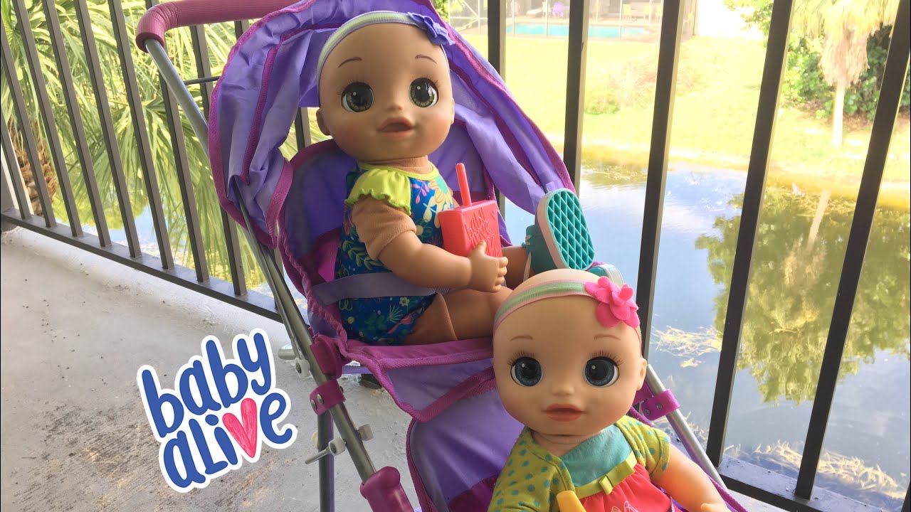 BABY ALIVE  Real as can be baby Twins Afternoon Routine