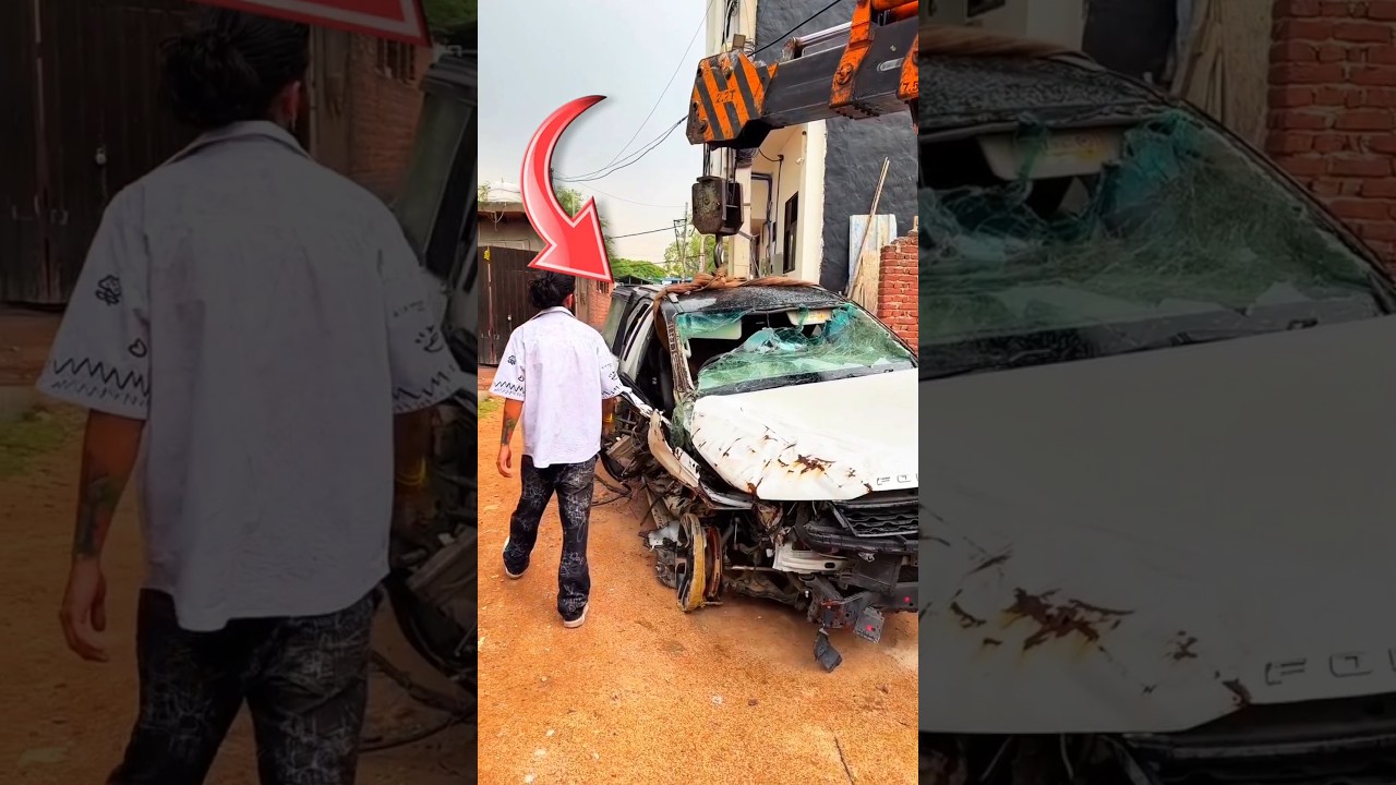 Fortuner Accident😰😰 #viral #accident #shorts