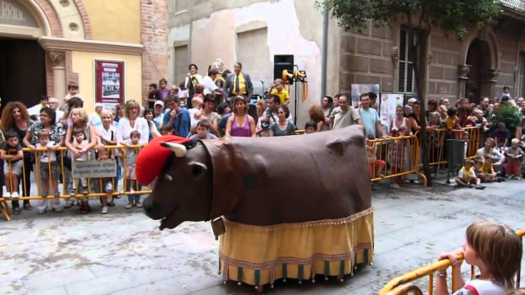 Olot Barri Sant Ferriol Ball de les Àligues i el Bou 17-09-2011
