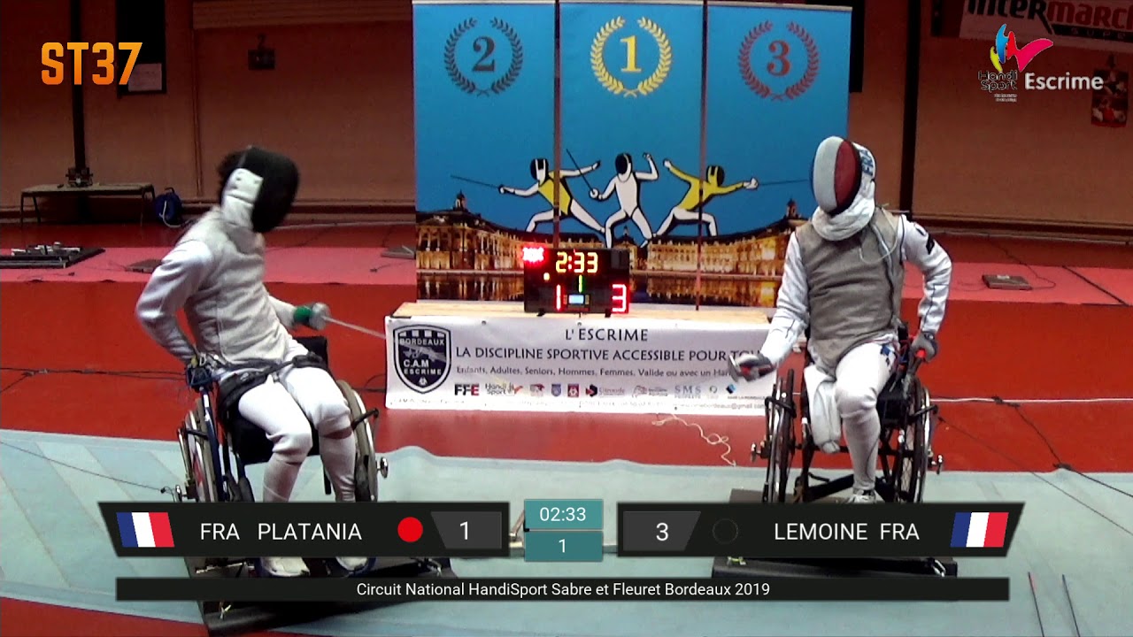 Circuit National Handisport Sabre et Fleuret Bordeaux 2019
