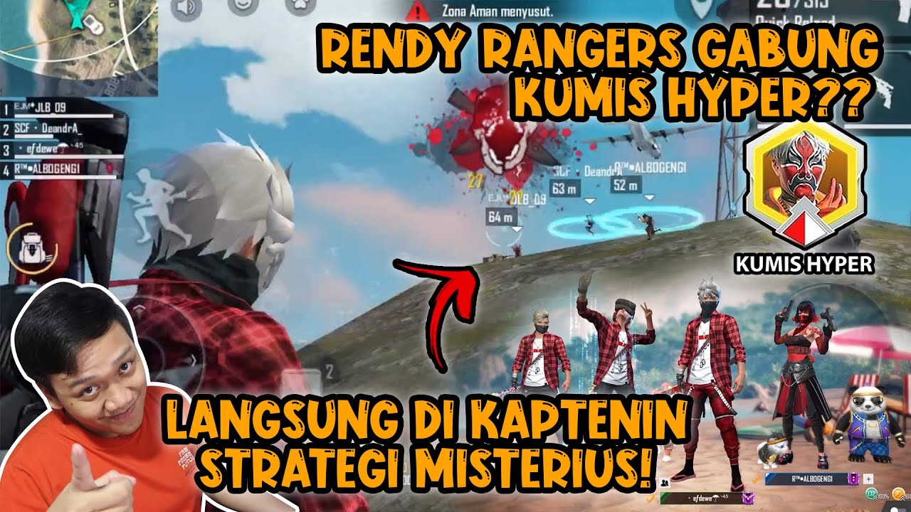 RENDY RANGERS GABUNG TEAM KUMIS HYPER?? AUTO DI KAPTENIN wkwk.. | efdewe