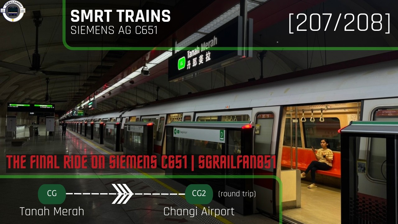 The Final Ride on Siemens C651 | SGRailFan851