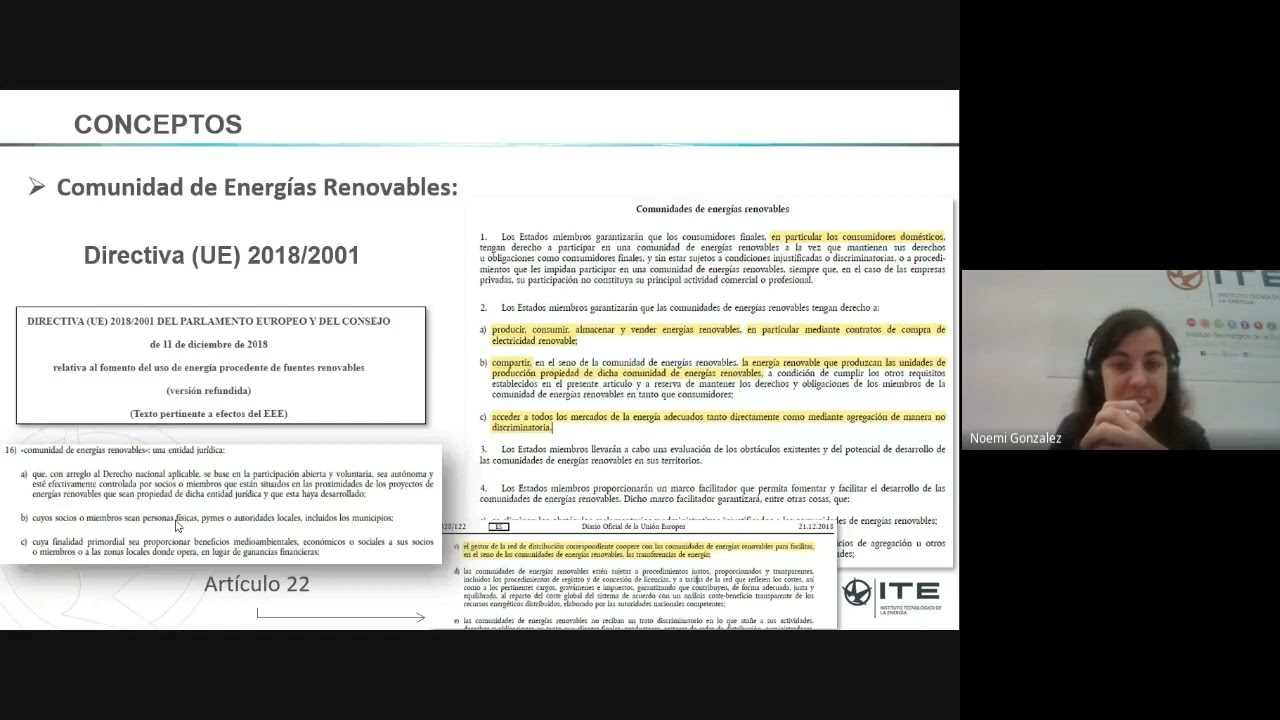 Escuela de Energía UIMP-CATEDRA ENDESA US.  NOEMI GONZÁLEZ COBOS