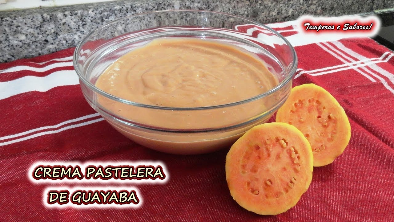 CREMA PASTELERA DE GUAYABA deliciosa y fácil de hacer
