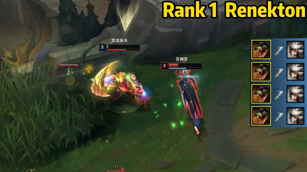 Rank 1 Renekton: This Guy is UNSTOPPABLE in Toplane!