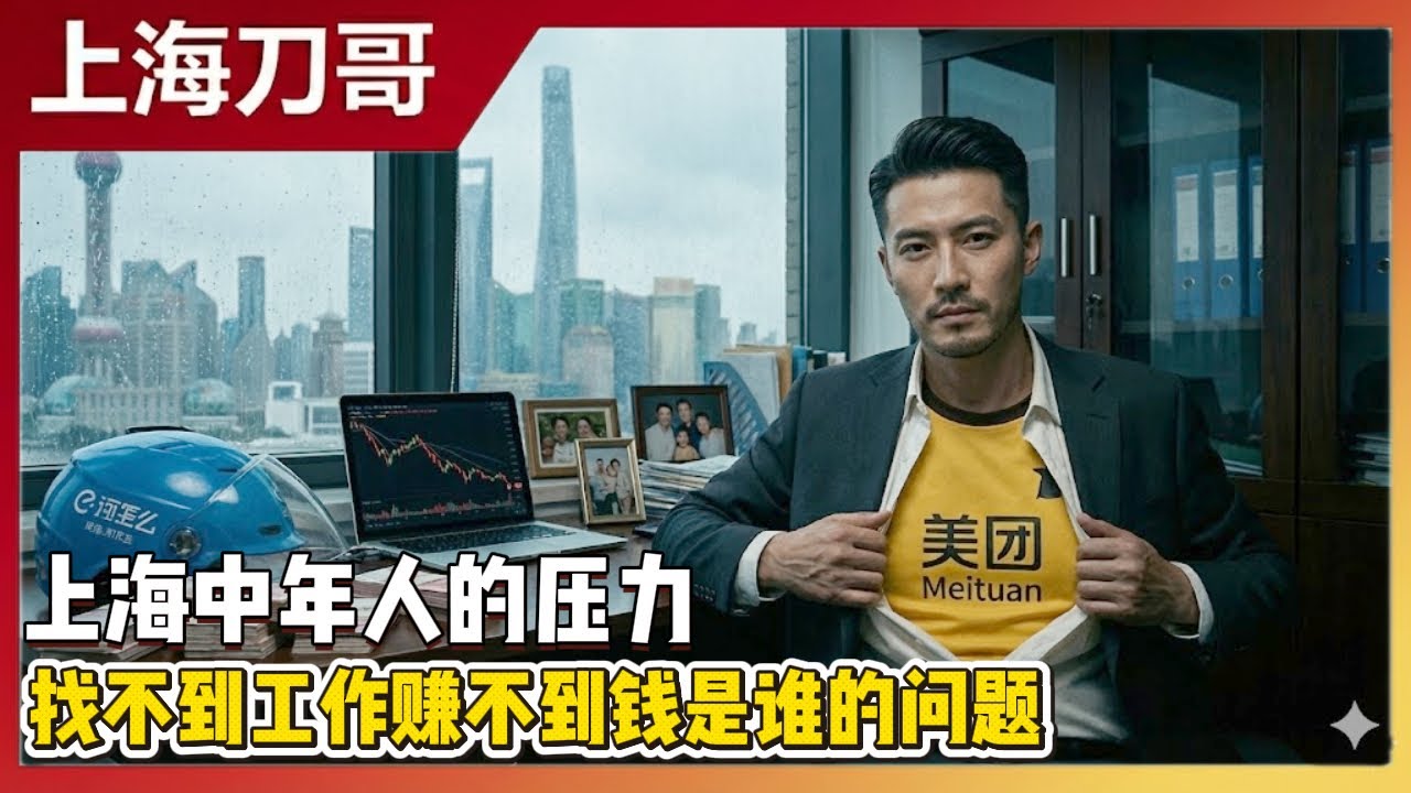 🔥上海中年失业潮比想象的还要可怕，老婆嫌弃收入低只能去跑外卖做代驾，假装努力工作 | 家庭负担 | 职场困境 | 城市生存 | 焦虑现实 | 生活成本