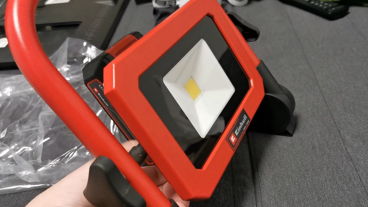 EINHELL TC-CL 18/1800 Li-Solo Battery-Powered Lamp - unboxing, review and test