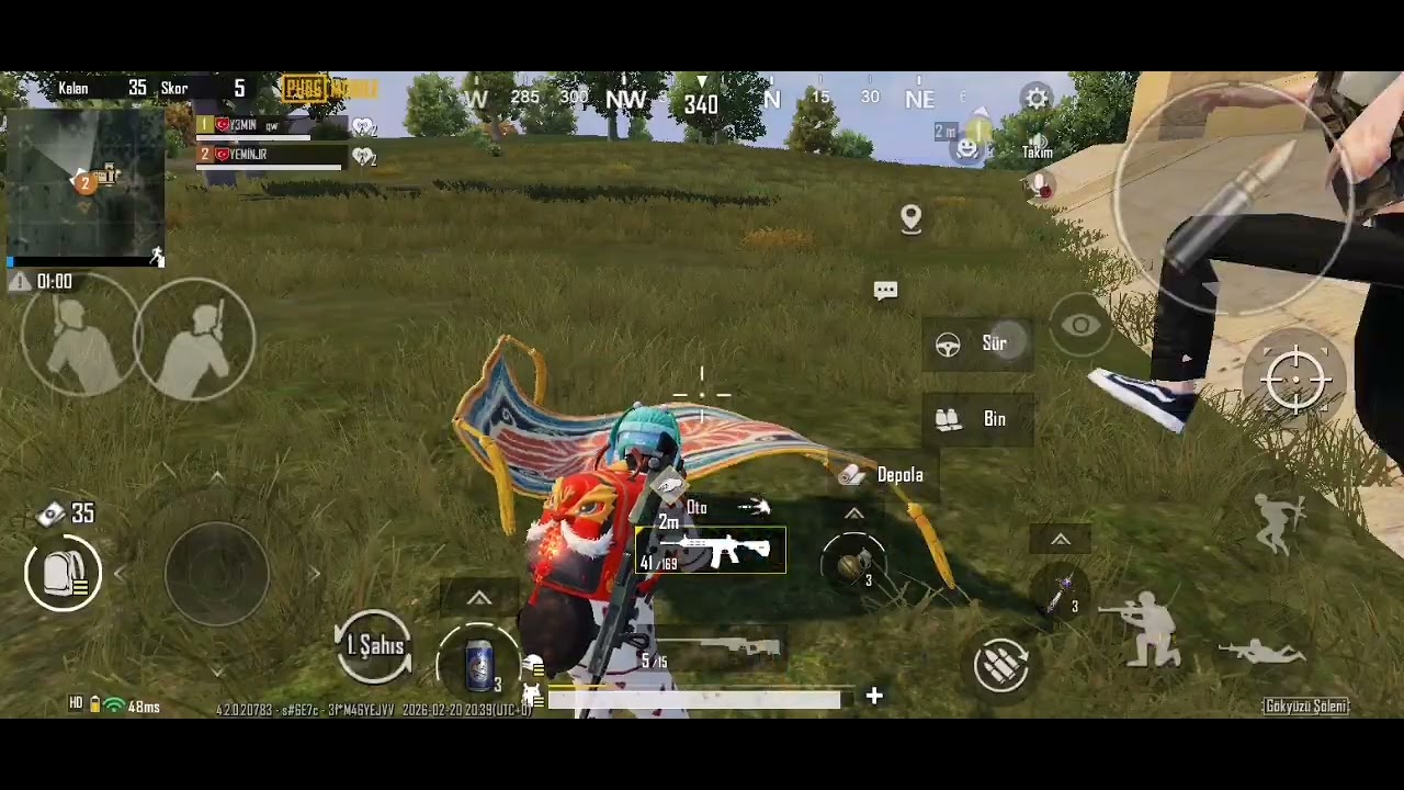 1 VS 4.( PUBG MOBİLE) 