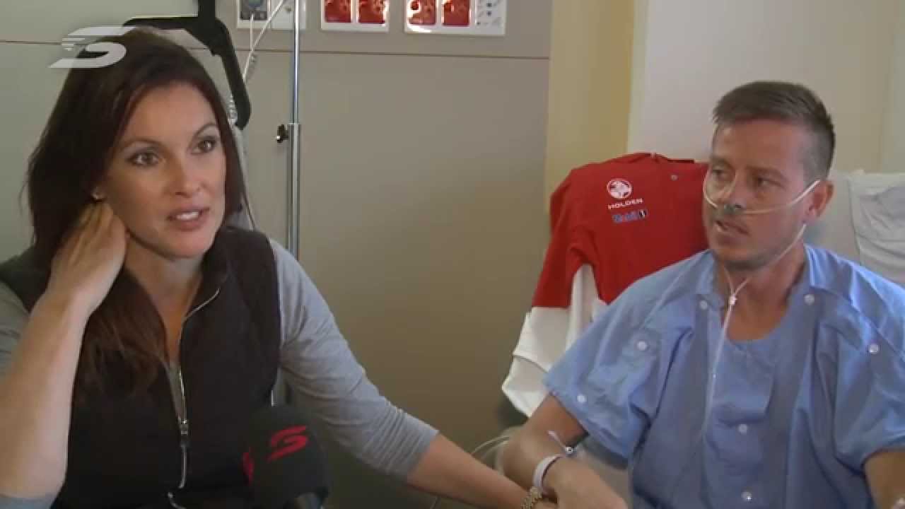 James Courtney speaks about freak accident