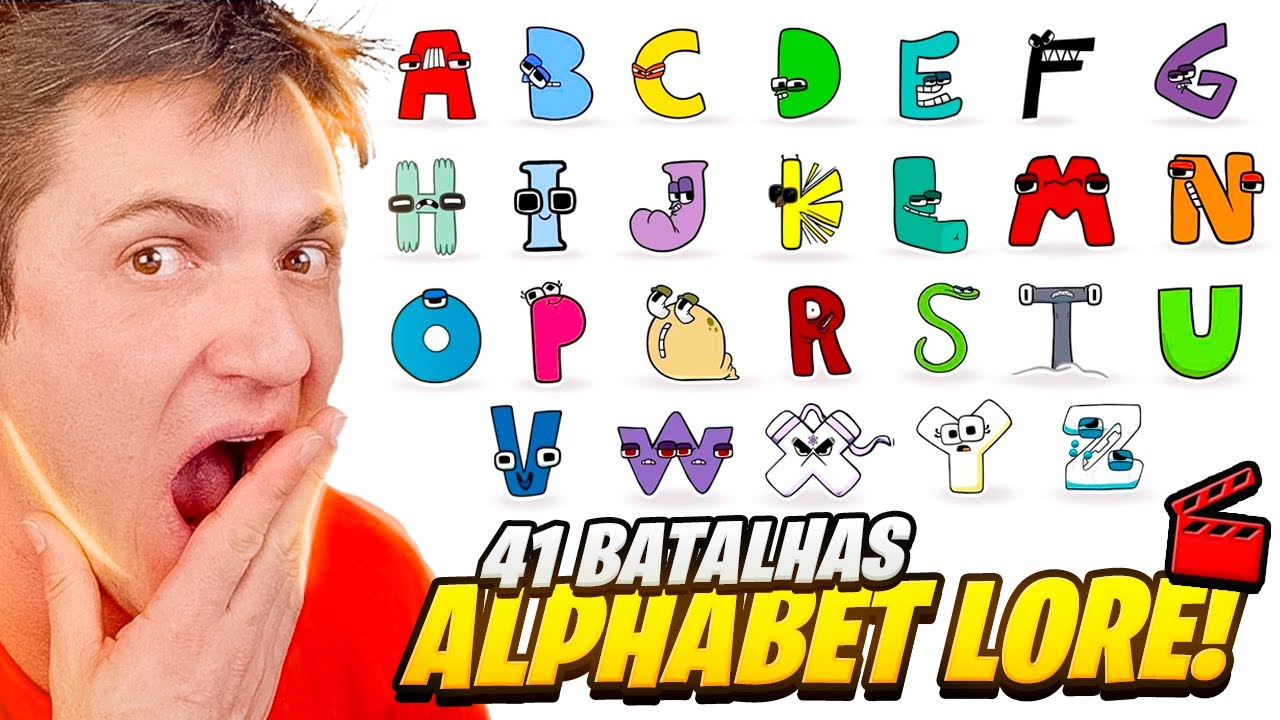 Todas as 41 FUSÕES  de Alphabet Lore🎥 Filme Completo 🎥