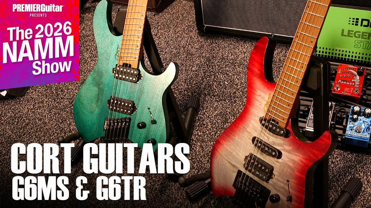 Cort - Space G6MS & Space G6TR | NAMM 2026