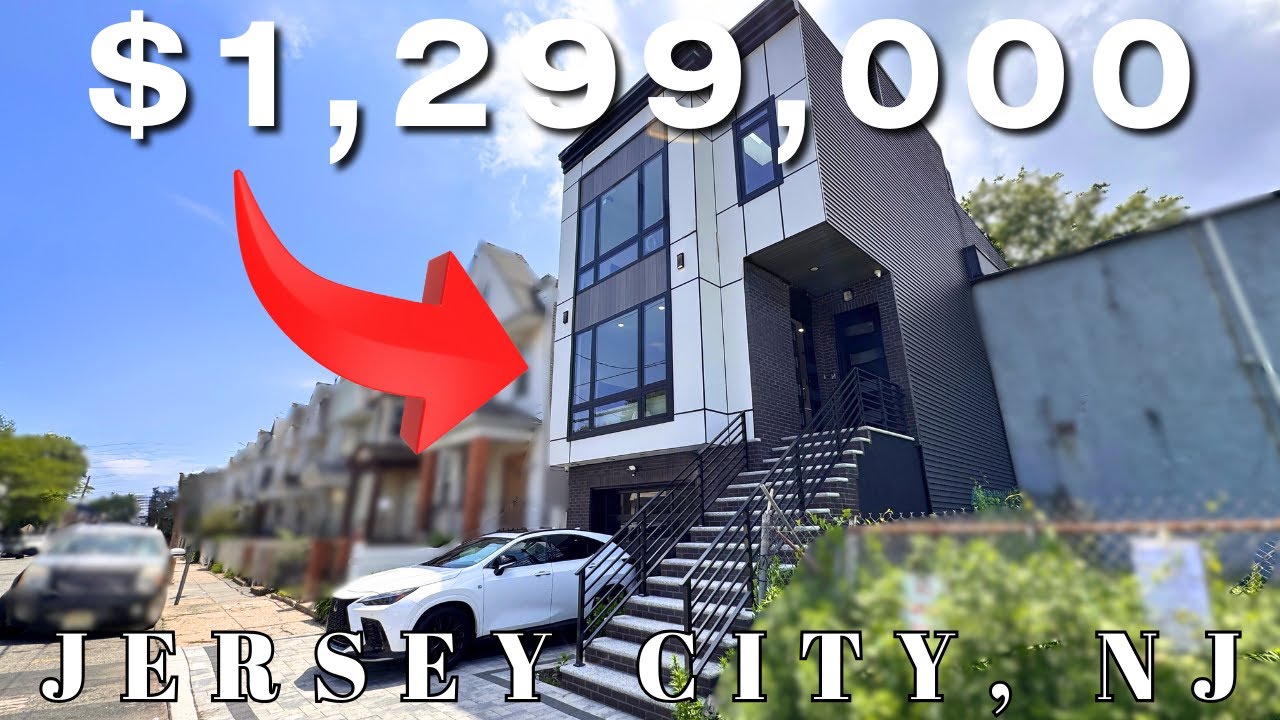 INSANE $1.29M JERSEY CITY DUPLEX with HUGE ROOF DECK & NYC Views | 6 BEDS | 5 BATHS | 3+ CAR GAR