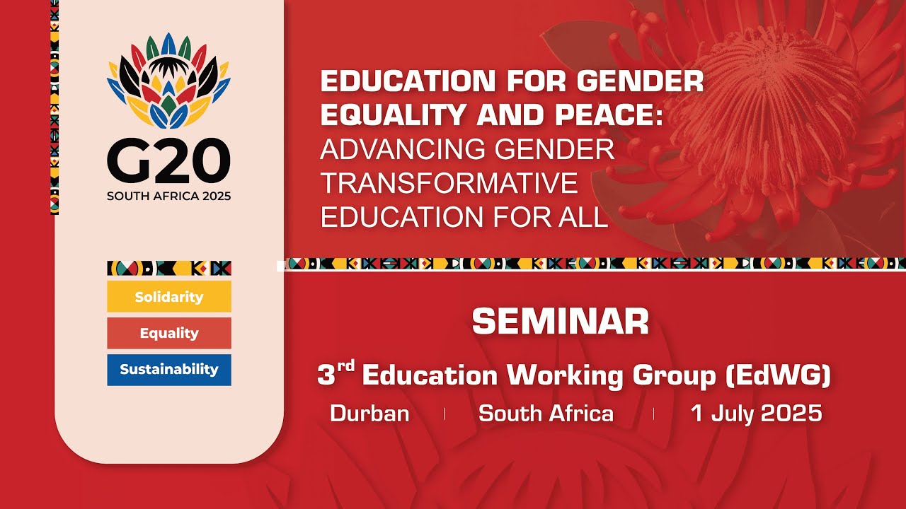 G20 3rd Education Working Group (EdWG) Seminar: Education for gender equality and peace