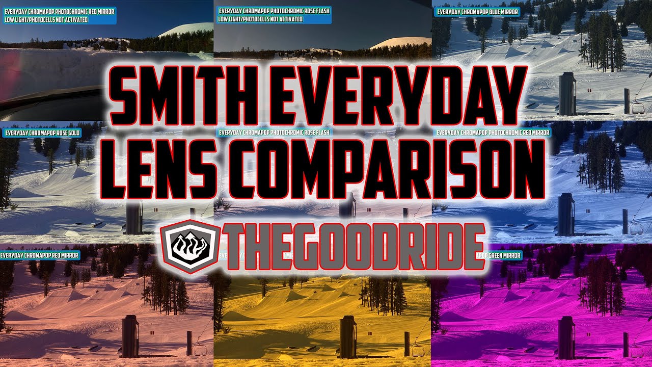 2025 Smith 2025 Everyday Lens Comparison